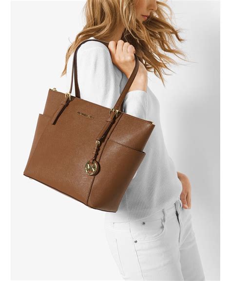 michael kors jet set zipper east west|jet set east west zip tote.